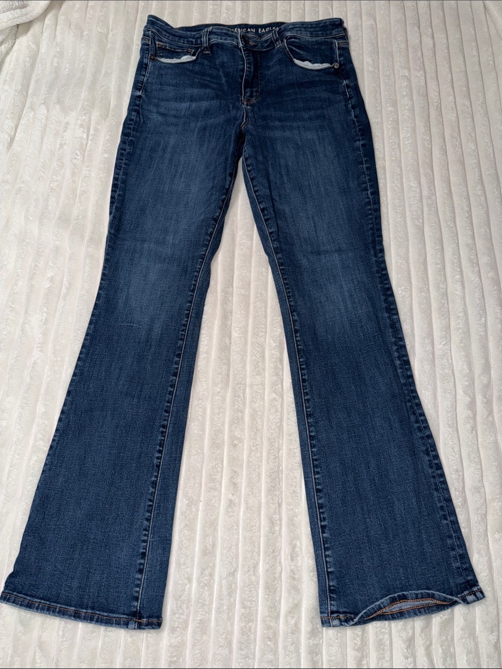 American Eagle High Rise Skinny Kick Jean | Size 14 Long